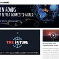 ファーウェイ「MWC 2015」特設サイト