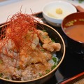 東北自動車道・阿武隈PA（上り）「白河高原清流豚の豚唐みぞれ丼（870円）」