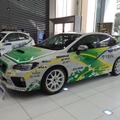 全日本ラリー選手権WRX STI鎌田車2015年モデル　《撮影　高木啓》