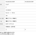 「M118ZG36X10IRPF」「M118ZG36X10IRP」の主な仕様。「M118ZG36X10IRP」が霜除去機能付きモデル（画像はプレスリリースより）