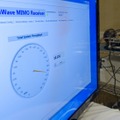 ピーク速度10Gbpsを超える無線通信を実証