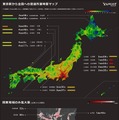 東京から○時間でどこまで行けるかを可視化した「到達所要時間マップ」