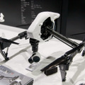 CP＋2015で展示された、DJIのドローン「Inspire 1」