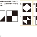 イメージ認識力の例題　答えはB