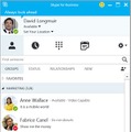 Skype for Business画面イメージ（モバイル）