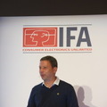 催するメッセ・ベルリン社の取締役 IFAグローバル統括本部長を務めるイエンズ・ハイテッカー氏