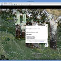 Google Earthでの閲覧画面