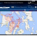 フィリピンのTV放送情報を用いたホワイトスペースデータベースの例