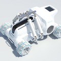 モリタの水を使わない消防車『Habot-mini（ハボットミニ）』