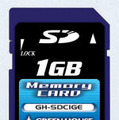 　グリーンハウスは、1GバイトのSDメモリーカード「GH-SDC1GE」を8月下旬より出荷する。転送速度は8Mバイト/秒。価格はオープンプライス。