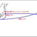 Trans Pacific Express　ケーブルルート概要図