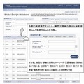 「Global Design Database」の閲覧イメージ