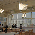 リフレッシュルームには、心斎橋など大阪の地下鉄の駅を再現した照明が設置されている