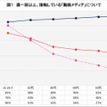各世代の動画メディア接触状況