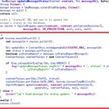 メッセージアプリをクラッシュさせるコードの例