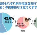 【既婚者で夫婦それぞれ携帯電話をお持ちの方限定】相方（妻・夫）の携帯番号は覚えていますか？