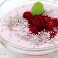 チアシードメニュー「SOY BEAN YOGURT WITH CHIA SEEDS＆FRUITS」