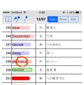 赤マーカーで消す暗記学習がiPhoneでできる