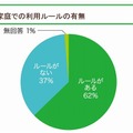 家庭での利用ルールの有無