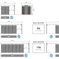 発売されるバリエーションは全部で5種類。賃貸住宅や公共施設向けに展開していく（画像はプレスリリースより）