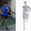 3Dスポーツ動作解析システム「ランニングゲート」…通り抜けるだけで身体の動きをデータ化