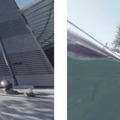 スマートフォンをVRscopeにセットすることで、水害の仮想体験が可能。居住地域の映像に重ねてみることで被害レベルが実感でき、防災意識の向上を促す（画像はプレスリリースより）