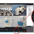 ビューアソフトで録画映像を確認する際には、タイムバーに動体検知があったか所に印が付く。これにより確認作業の効率化も行える（画像はサービスサイトより）