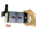 iPhoneなどに取り付けて3D動画が撮影できるスマホ用レンズキット「サンディー」