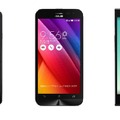 左からコヴィア製「FLEAZ F5」、ASUS製「ZenFone 2 Laser」、富士通製「arrows M02」