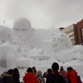 進撃の巨人 大雪像