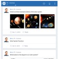 「Edmodo」アプリ画面