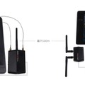 最大500mの距離でリアルタイム伝送を可能とする。解像度は1080p/60fpsまで対応し、伝送される映像はAES128とRSA1024で暗号化されている（画像はプレスリリースより）