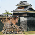 石垣が崩れるなど、地震による被害が出ている熊本城 (C)GettyImages