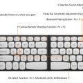 わずか6ミリ！ 超薄い折り畳み式ワイヤレスキーボード