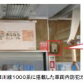 昨年度から実施している車両内防犯カメラの設置を順次進めていく。2020年度までに同社が保有する全車両に防犯カメラを設置する予定（画像はプレスリリースより）