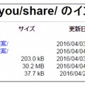 内部情報を公開している匿名FTPサーバのイメージ