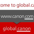 「www.canon.com」から「global.canon」に移行