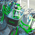 サンタモニカに登場したhulu自転車は、好きな場所に乗り捨てOK！