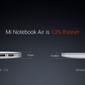 MacBook Airを意識？Xiaomi、薄型ノートPC「Mi Notebook Air」発表……12.5インチで約54,000円