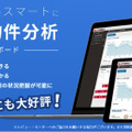 「民泊ダッシュボード」は競合物件の客室単価や稼働率、収益額などを分析し、自己物件の運用に生かすことができる（画像はプレスリリースより）