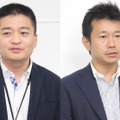 東京電力エナジーパートナー 商品開発室インキュベーションラボグループの、竹村和純氏(左)と冨山晶大氏(右)