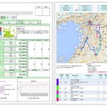 同サービスで提供される運転成績表、運行日報イメージ（画像はプレスリリースより）