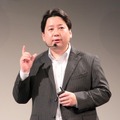 記者説明会に登壇したLINE 取締役 CSMOの舛田淳氏