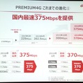 国内最速の下り最大375Mbpsをすでに提供中のNTTドコモ