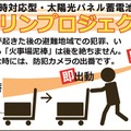 「キリンプロジェクト」のイメージ。災害現場やイベント会場の安全＆防犯監視を目的とした製品で、“防災備蓄となりうる防犯カメラ”をコンセプトに、可搬型という点が大きな特徴となる（画像提供：プロテック）