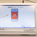 スマホと連動し家族や友人に非常事態を知らせることができる。ストラップはあくまで「悲鳴認識モジュール」の活用例の一例とのこと（撮影：防犯システム取材班）