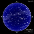 2016年12月中旬20時ごろの東京の星空　（c） 国立天文台天文情報センター