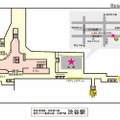 会場案内図（東急東京メトロ渋谷駅構内）