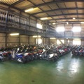 緊急時に役立つ50ccのビジネスバイクを250台以上準備する「成田国際空港店」（画像はプレスリリースより）