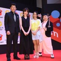 三浦大輔、小嶋陽菜、岡田結実、渡辺直美（撮影：竹内みちまろ）